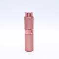 wholesale high quality fancy luxury twist up 15ml aluminum refillable perfume atomizer